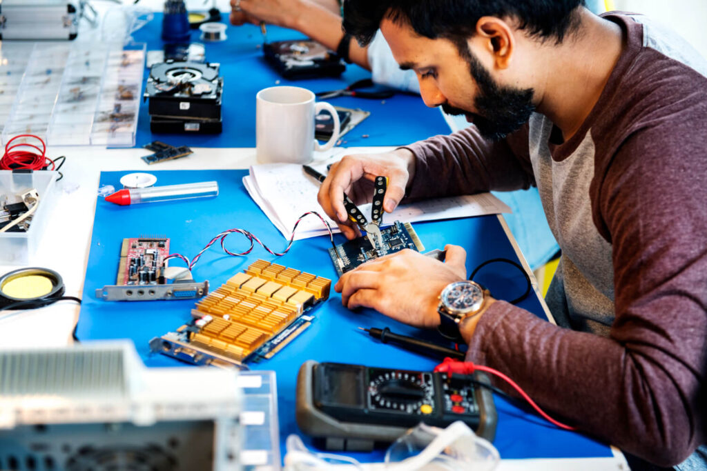 Fabrication process in VLSI
