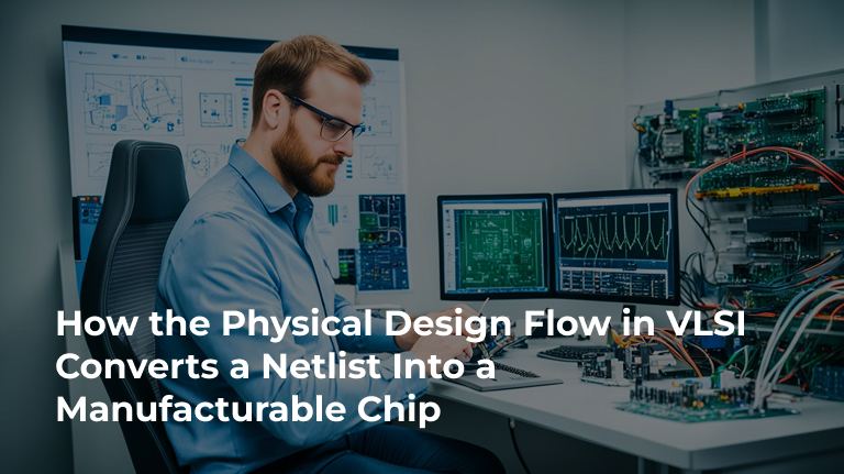 How the Physical Design Flow IN VLSI Coverts a Netlist into a Manufacturable Chipe